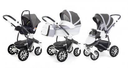 Коляска 3 в 1 Esspero Grand Discovery (шасси Graphite White)