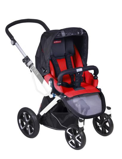Коляска 2 в 1 Patron Triton 4W (белая рама)