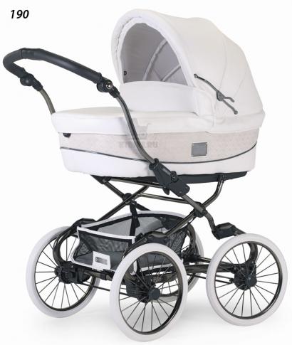 Детская коляска для новорожденных Bebecar Stylo Class Black Chrome