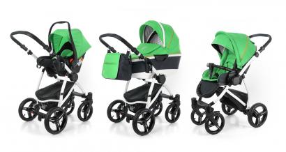Коляска 3 в 1 Esspero Newborn Lux Alu (шасси White)