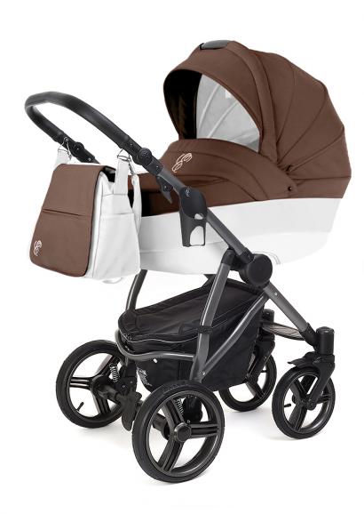 Коляска для новорожденных Esspero Grand Newborn Lux (шасси Graphite)