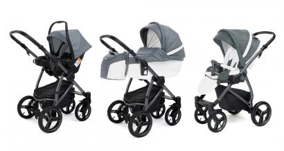 Коляска 3 в 1 Esspero Grand Newborn Lux (шасси Graphite)