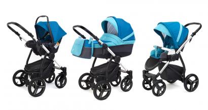 Коляска 3 в 1 Esspero Grand Newborn Lux (шасси Chrome)