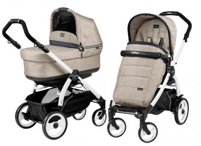Коляска 2 в 1 Peg Perego Book 51 Pop Up Modular (шасси White/Black)