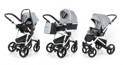 Коляска 3 в 1 Esspero Newborn Lux Alu (шасси White)