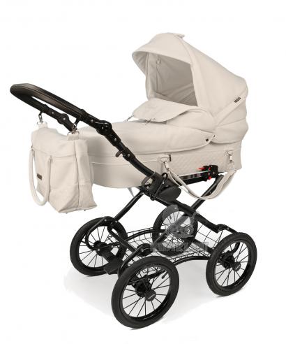 Коляска 2 в 1 Amigos Perfect Classic Black Эко Кожа