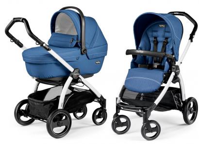 Коляска 2 в 1 Peg Perego Book S XL Modular (шасси White/Black)