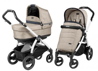 Коляска 2 в 1 Peg Perego Book 51 S Pop Up Modular (шасси White/Black)
