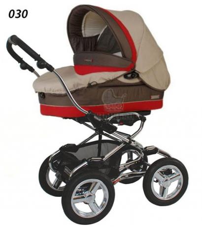 Детская коляска для новорожденных Bebecar Stylo AT Chrome Vogue