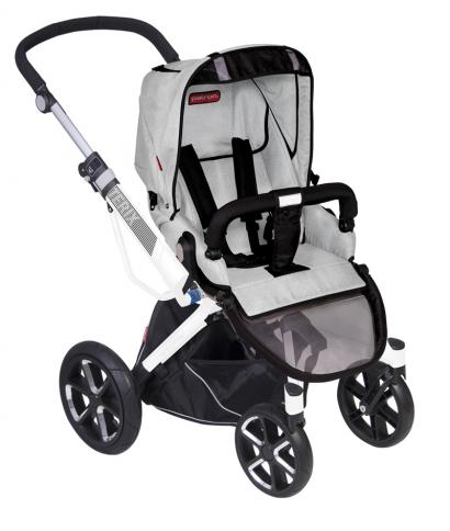 Прогулочная коляска Patron Triton 4W (белая рама)