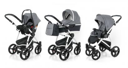Коляска 3 в 1 Esspero Newborn Lux Alu (шасси White)