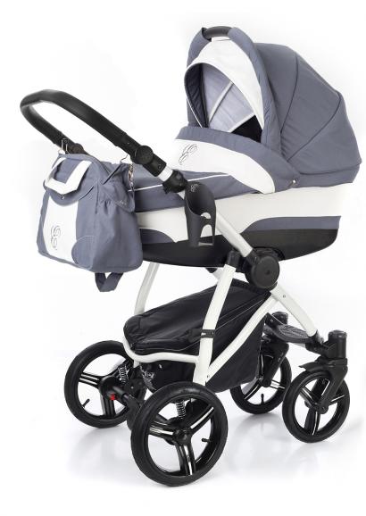 Коляска для новорожденных Esspero Newborn Lux (шасси White)