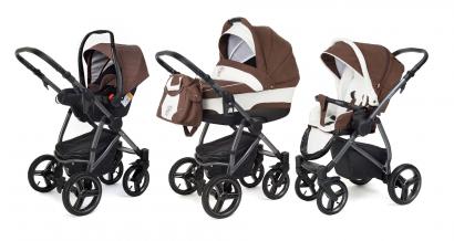 Коляска 3 в 1 Esspero Newborn Lux (шасси Graphite)