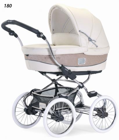 Детская коляска для новорожденных Bebecar Stylo Class Black Chrome