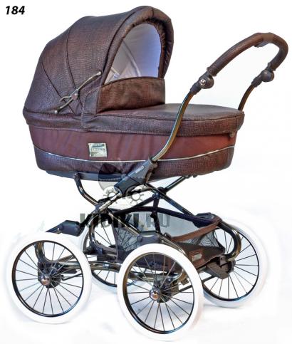 Детская коляска для новорожденных Bebecar Stylo Class Black Chrome