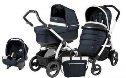 Коляска 3 в 1 Peg Perego Book 51 S Pop Up Modular System (шасси White/Black)
