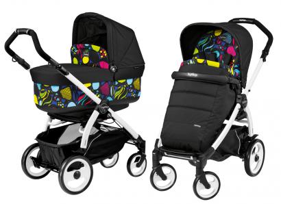 Коляска 2 в 1 Peg Perego Book 51 Pop Up Modular (шасси White/Black)
