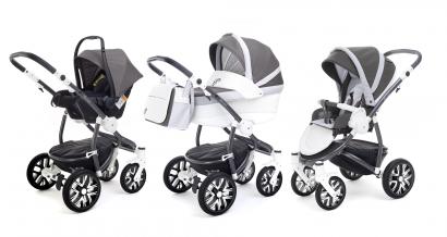 Коляска 3 в 1 Esspero Grand Discovery (шасси Graphite White)