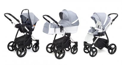 Коляска 3 в 1 Esspero Grand Newborn Lux (шасси Chrome)