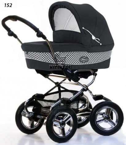 Детская коляска для новорожденных Bebecar Stylo AT Chrome