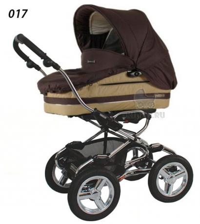 Детская коляска для новорожденных Bebecar Stylo AT Chrome Vogue