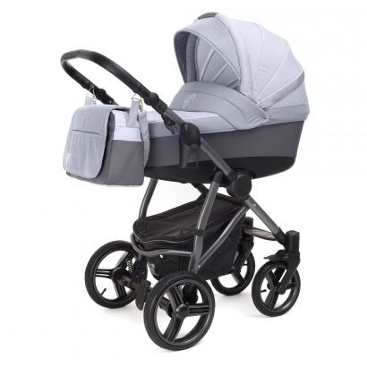 Коляска для новорожденных Esspero Grand Newborn Lux (шасси Graphite)