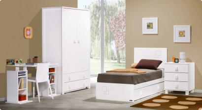 Детская кроватка-трансформер Trama Branco Mate серия Combi Light