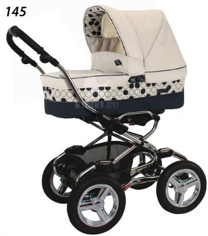 Детская коляска для новорожденных Bebecar Stylo AT Chrome Tendence