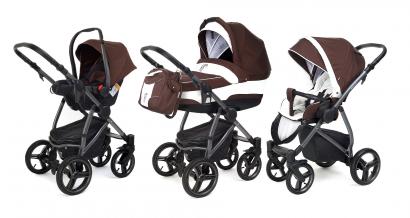Коляска 3 в 1 Esspero Newborn Lux (шасси Graphite)