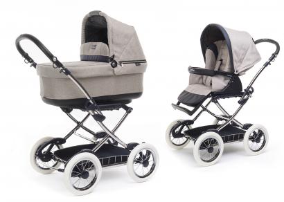 Коляска 2 в 1 Peg Perego Navetta Pop Up Chrome + Seggiolino Giro