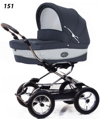 Детская коляска для новорожденных Bebecar Style At Chrome