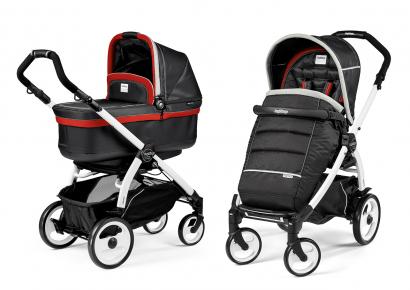 Коляска 2 в 1 Peg Perego Book 51 S Pop Up Modular (шасси White/Black)