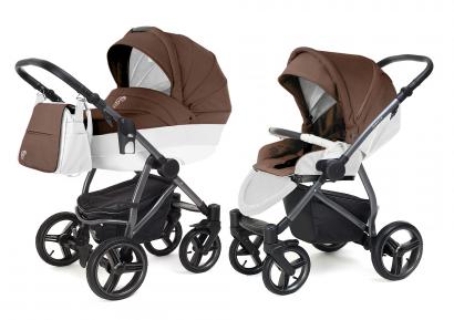 Коляска 2 в 1 Esspero Grand Newborn Lux (шасси Graphite)