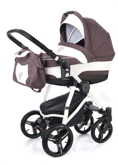 Коляска для новорожденных Esspero Newborn Lux (шасси White)
