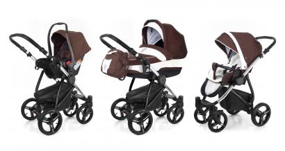 Коляска 3 в 1 Esspero Newborn Lux (шасси Chrome)