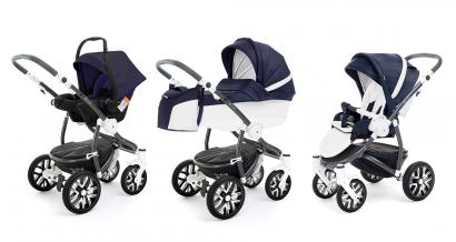 Коляска 3 в 1 Esspero Grand Discovery (шасси Graphite White)