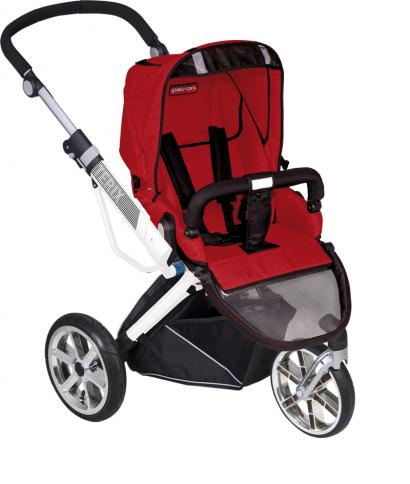 Прогулочная коляска Patron Triton 3W (белая рама)