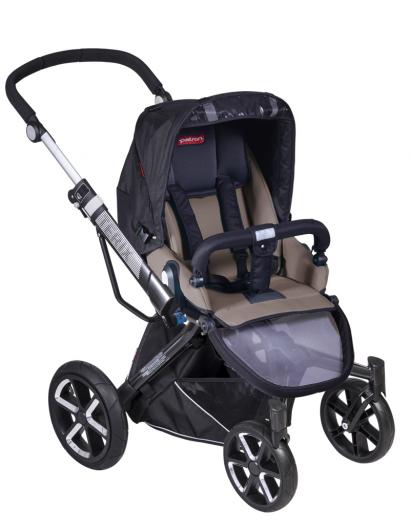 Прогулочная коляска Patron Triton 4B (черная рама)
