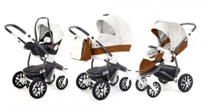 Коляска 3 в 1 Esspero Grand Discovery (шасси Graphite White)