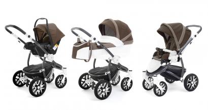 Коляска 3 в 1 Esspero Grand Discovery (шасси Graphite White)