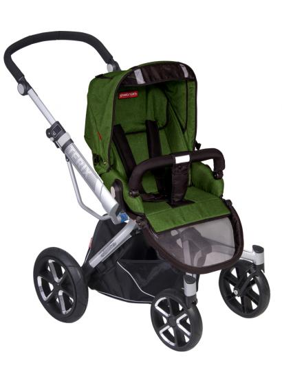 Прогулочная коляска Patron Triton 4S (серебряная рама)