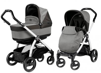 Коляска 2 в 1 Peg Perego Book 51 S Pop Up Modular (шасси White/Black)