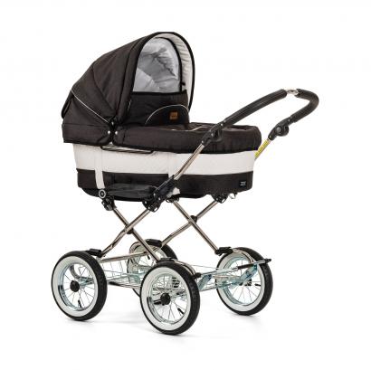 Детская коляска 2 в 1 Emmaljunga Mondial De Luxe (шасси Classic Chrome)
