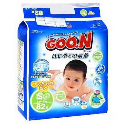 Подгузники Goon Гун 4-8 кг. 82 шт. (S)