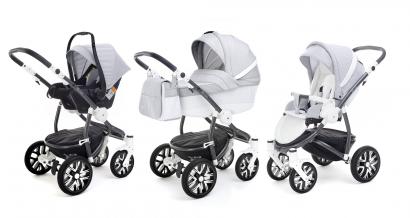 Коляска 3 в 1 Esspero Grand Discovery (шасси Graphite White)