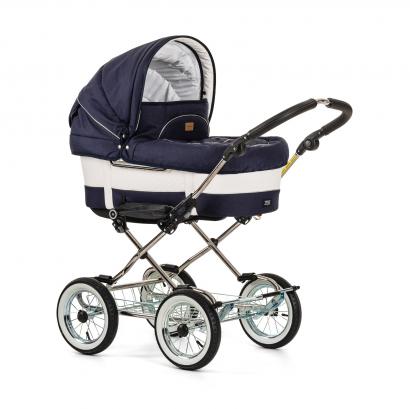 Детская коляска 2 в 1 Emmaljunga Mondial De Luxe (шасси Classic Chrome)