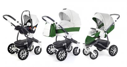 Коляска 3 в 1 Esspero Grand Discovery (шасси Graphite White)