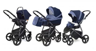 Коляска 3 в 1 Esspero Grand Newborn Lux (шасси Graphite)
