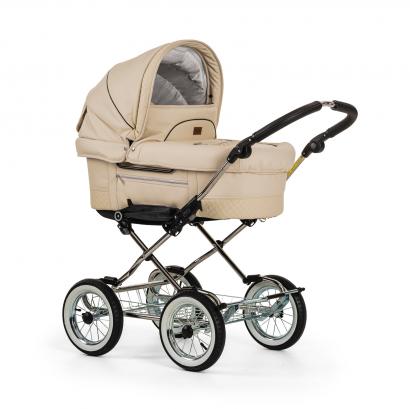 Коляска 2 в 1 Emmaljunga Mondial Leatherette (Шасси Classic Chrome)