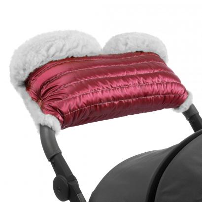 Муфта для рук на коляску Esspero Soft Fur Lux (Натуральная шерсть)